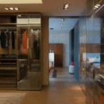 Custom closet systems maximize small walk-in closets.