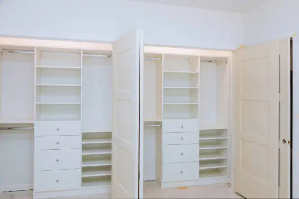 Custom closet systems for shared bedrooms by KBR Closet builders near me in Fairfax showrooms.