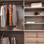 Custom closet system for reach-in closet, showcasing KBR Closet’s expertise in closet systems near me