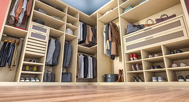 Closet companies near me offer walk-in and reach-in custom wardrobe closets by KBR Closet in Fairfax.