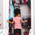 Custom closet systems for children’s safety in a kid’s room