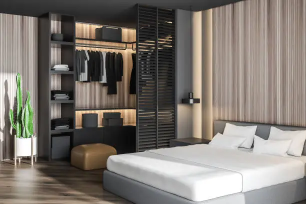 Custom wardrobes for stylish closet systems in bedroom