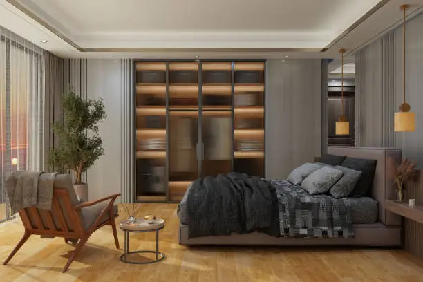 Custom wardrobes for elegant home storage in bedroom