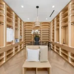 Luxury walk-in closets for custom closet systems in bedroom
